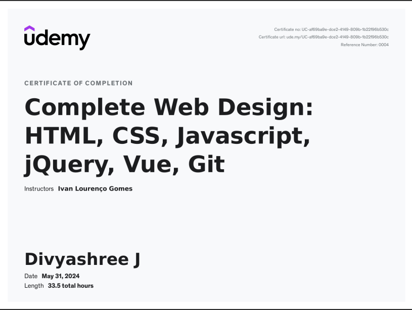 Certificate 1